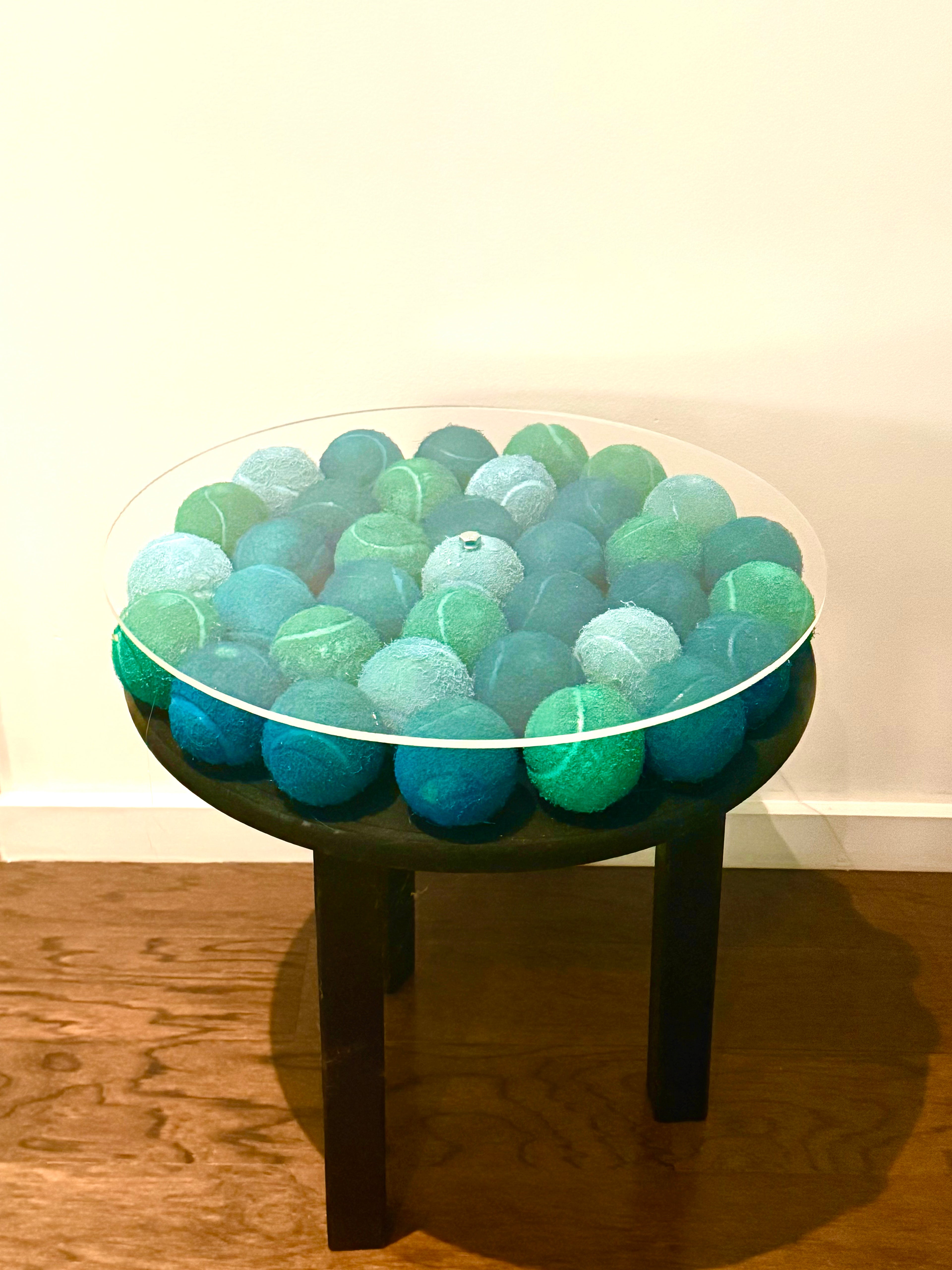 Turquoise Side Table