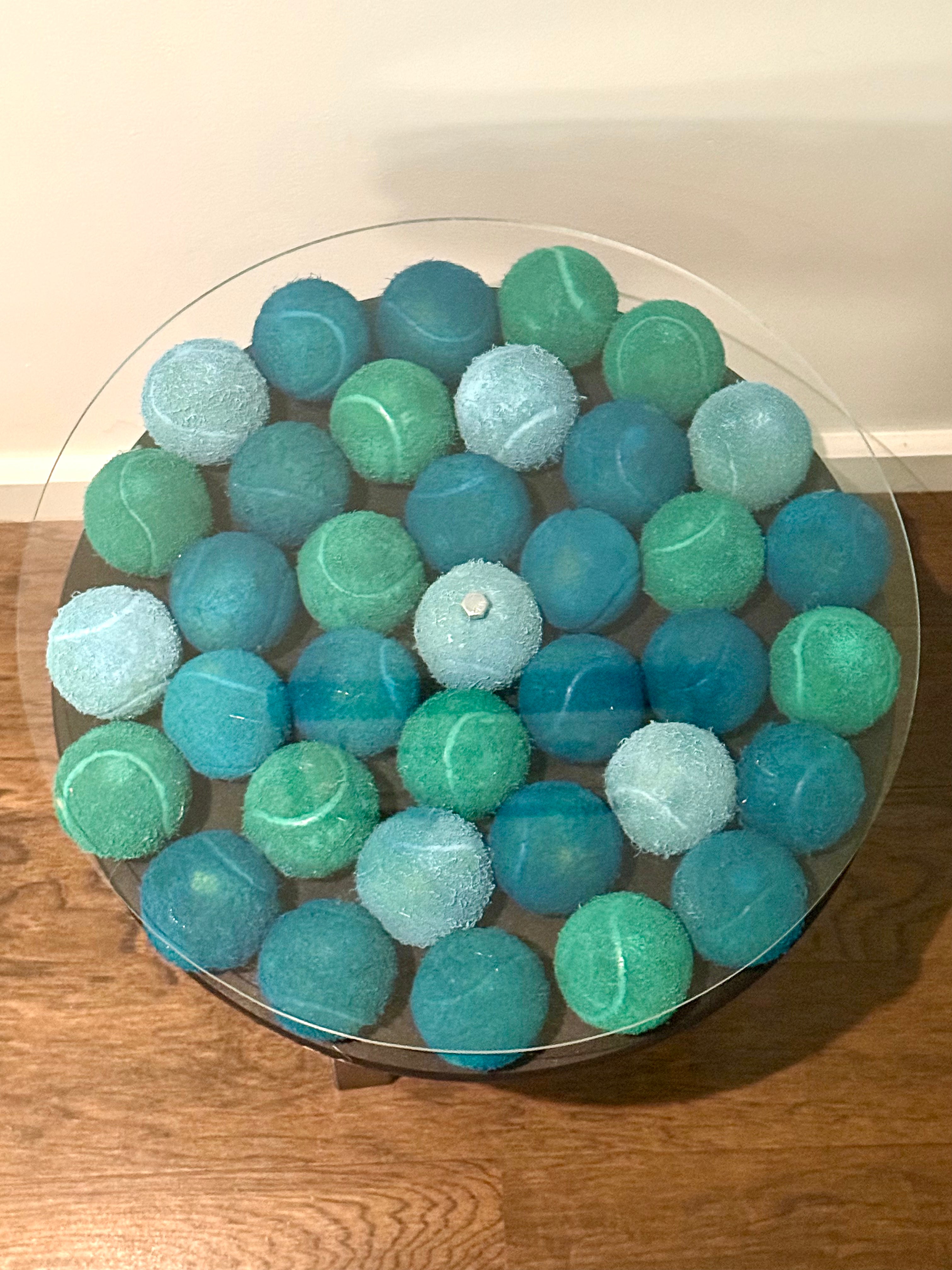 Turquoise Side Table