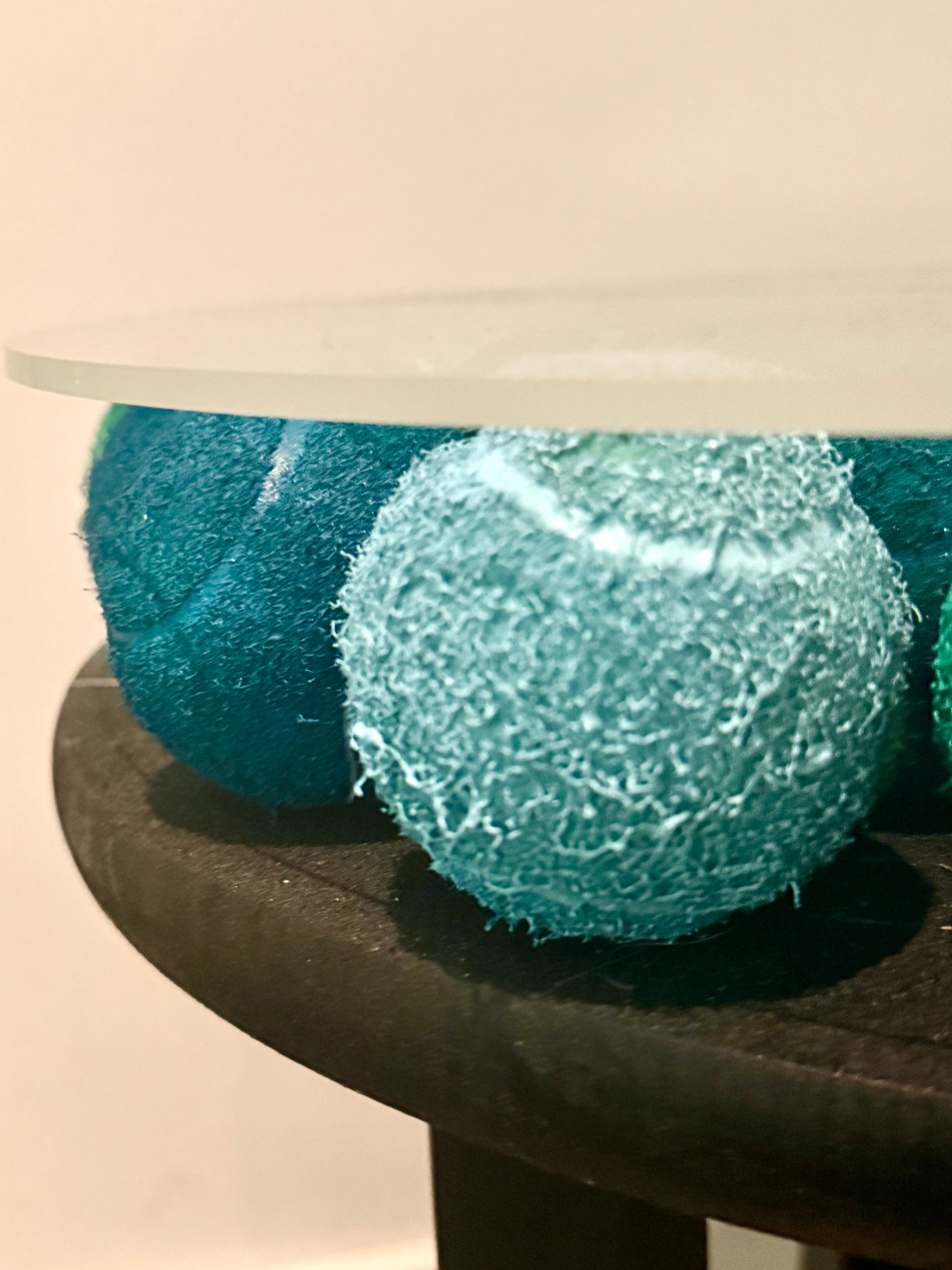 Turquoise Side Table