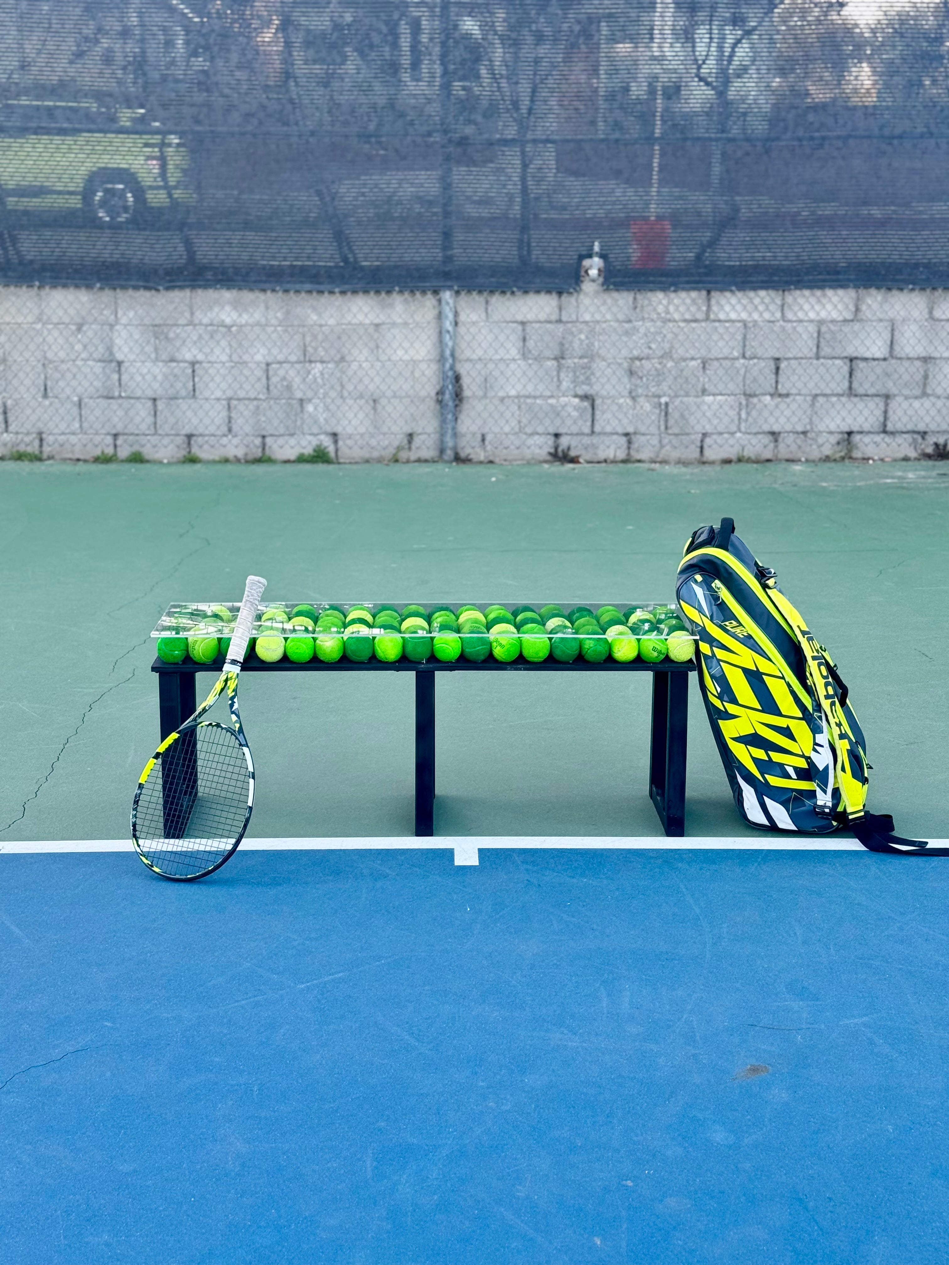 Green Tennis Bench